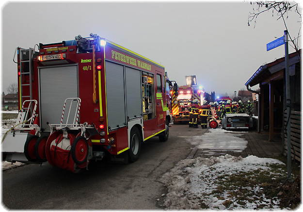 Rauchentwicklung in der Setzbergstraße